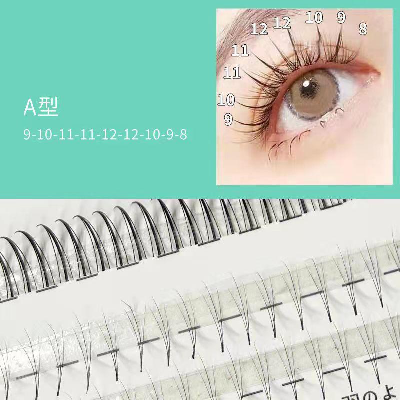 Наращивание ресниц своими руками, набор одиночных ресниц, пучковые ресницы, отдельные ресницы, с клеем и пинцетом I формы.