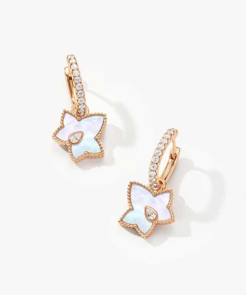 Lola Rose Ivy Mother-Of-Pearl Cubic Drop Earrings Women'S One-Touch Earrings