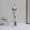 1 PC Candlestick Muslim Kaaba Dome Mosque Islamic Desktop Ornament Table Car Decor Crafts Gifts
