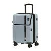 Transit Lounge HeM X TRANJIT LOUNGE Suitcase, 43L, 47cm, 3.9kg, Carry-on, Top-Opening, TSA Lock, Expandable, Blue-Gray, Model 39-5108
