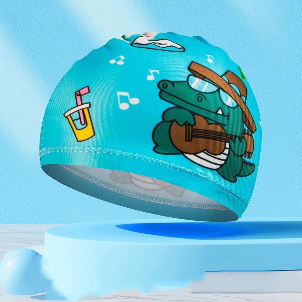 Детские шапочки для плавания для мальчиков и девочек, милые шапочки для плавания с героями мультфильмов, эластичные, мягкие, детские шапочки для плавания с принтом, аксессуары для бассейна