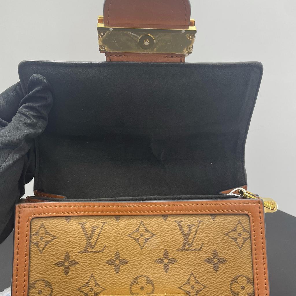 [Pre-Owned] Louis Vuitton Mini Dauphine 'Brown Monogram Reverse Canvas' - Very Good #BI7LZ