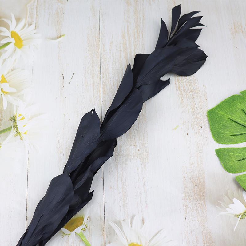 DIY Floral Art Ornament: Preserved Tangerine & Fishtail Leaf, Lily, Bamboo Dried Flowers – Ikebana Photo Prop for Home Décor.