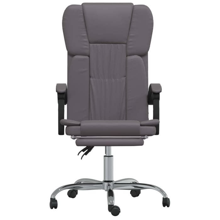 VidaXL Reclining Office Armchair Reclining Seat Computer Chair Adjustable Backrest and Footrest Office Furniture 349621