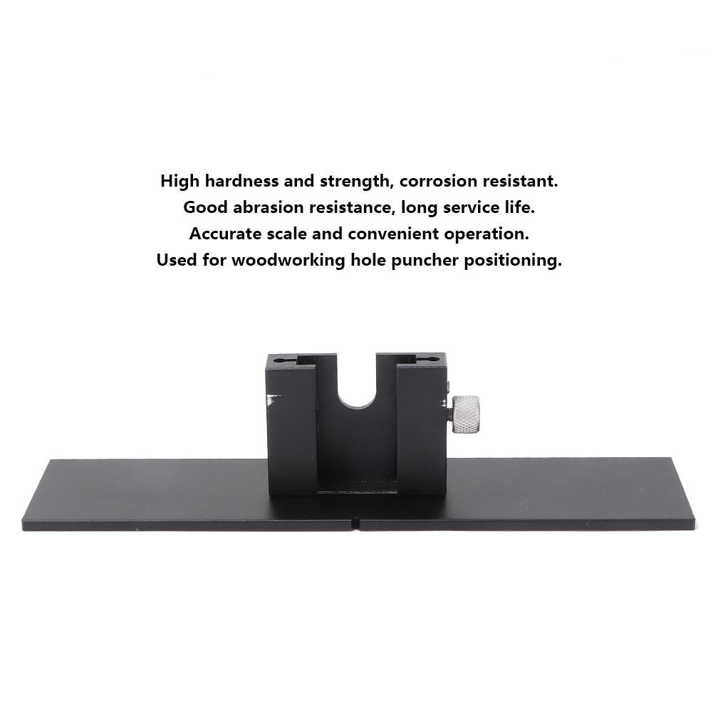 Woodworking Dowel Jig Wood Hole Punching Drilling Guide Locator Positioning Ruler