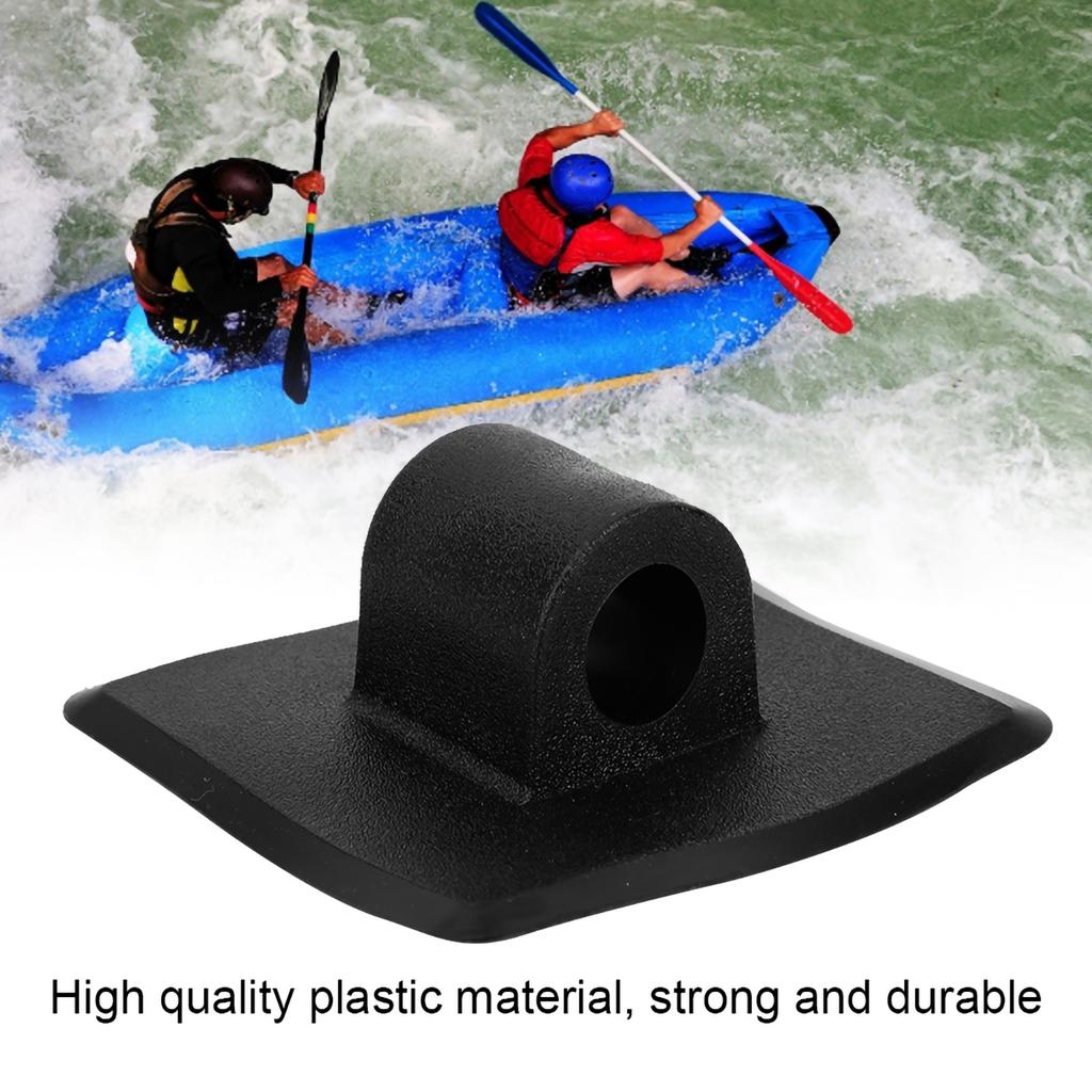 2PCS Black Plastic Engine Motor Clip Stand Holder Mount Clips for Kayak Boat Canoe