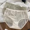 Lightweight Breathable Luxurious and Sexy Mesh with Ice Silk Lining for Girls Breathable and Comfortable Thin Shorts for Women