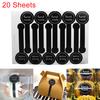 200Pcs Hand Made Packaging Long Adhesive Cake Label Sealing Baking Kraft Sticker