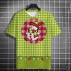 Men's T-Shirt Kids T Shirts 3D Santa Claus Printed Short Sleeve Christmas T-Shirt Trendy Christmas Casual Clothing Tops
