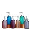 Soap Dispenser Container Refillable Empty Glass Liquid Hand Sanitizer Shampoo Shower Gel Pump Bottles Bathroom Kitchen
