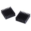 5Pcs 25*25*10Mm Aluminum Cooler Radiator Electronic Chip Heatsink