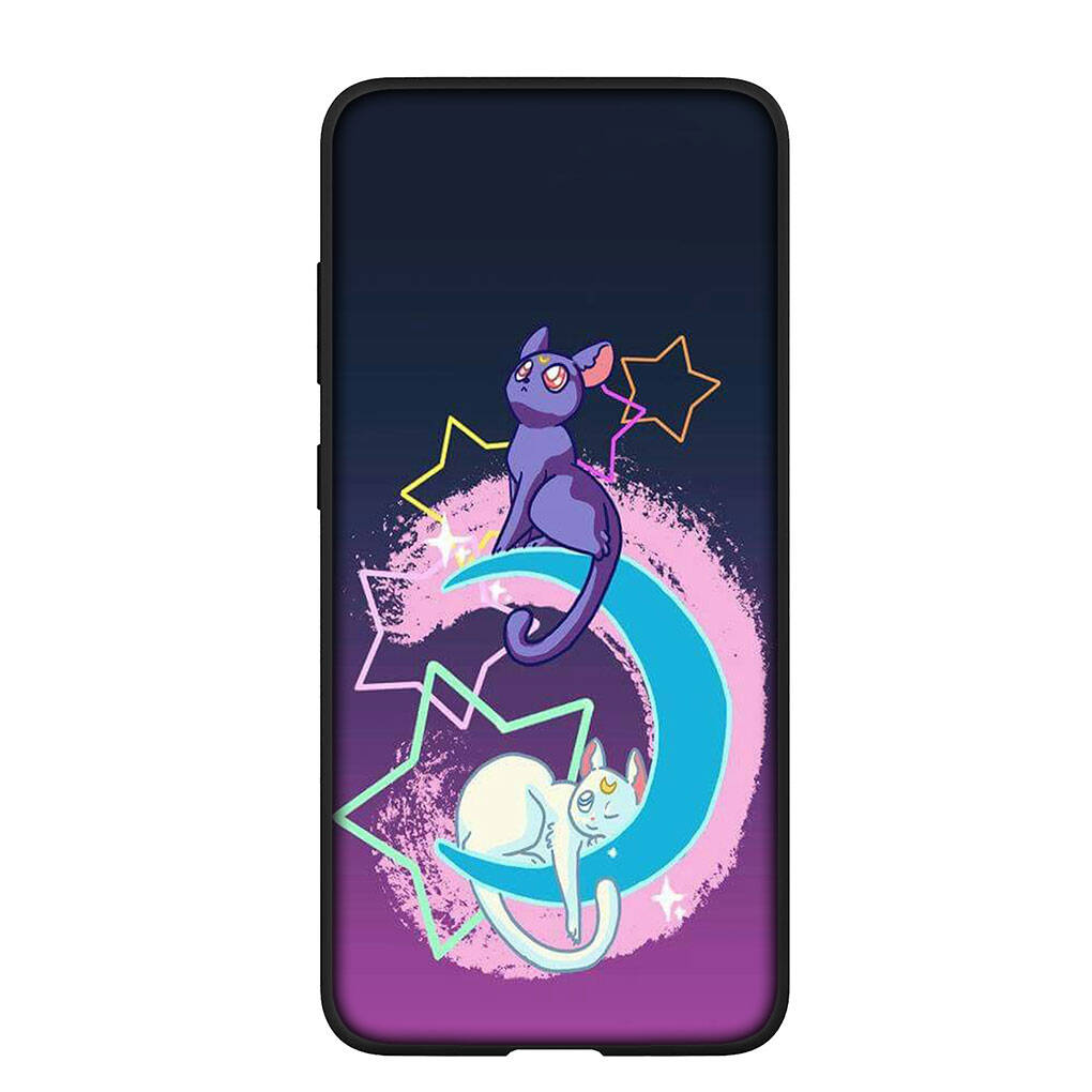 Чехол для телефона Samsung Galaxy S25 S23 S22 S24 Ultra FE A05 A06 A15 A16 A36 A37 A35 A33 A34 A52 A54 A55 A56 A57 A25 A26 A53 A17 Девушка Сейлор Мун Чехол