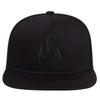Бейсболка с вышивкой в виде пламени, регулируемая хлопковая кепка Snapback для мужчин и женщин, модные кепки в стиле хип-хоп, кепки для дальнобойщиков, спортивная повседневная кепка