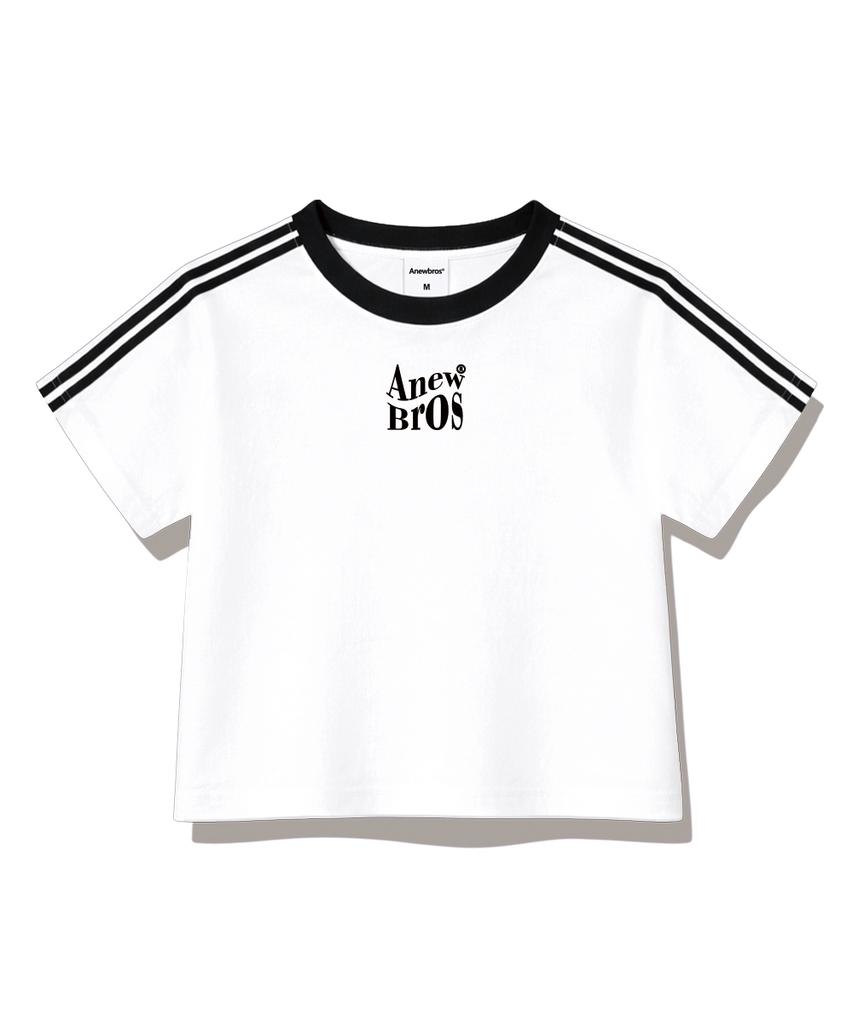 ANEWBROS Футболка с коротким рукавом, полуоблегающая, с надписью Bro Name Mark, 6 цветов [Anse_6002]