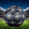Футбольный мяч Chelsea Football Club, размер 5. Износостойкий полиуретановый мяч для тренировок и повседневной игры. Подарок на день рождения для футбольных болельщиков.