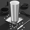 Tbfyou Ceramic Tumbler with Lid, Glass with Straw, Large Capacity 710ml, Ceramic Coating, Optional Stainless Steel Ceramic Liner, Retractable Straw, O