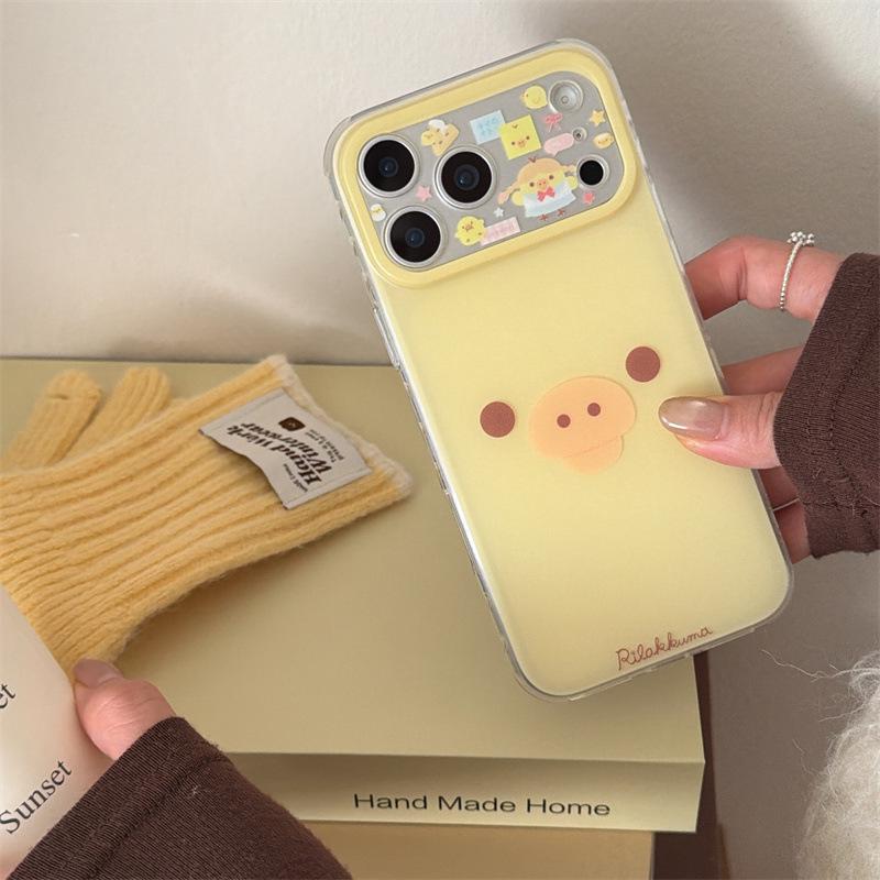 Модный Мультяшный Желтый Утенок Чехол для iPhone 17, Apple 16 Pro Max, 15, 14