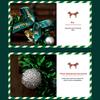Merry Christmas Wreath Pendant With Bell Car Door Hanging Decoration Xmas Party Christmas Tree Decor Accessories
