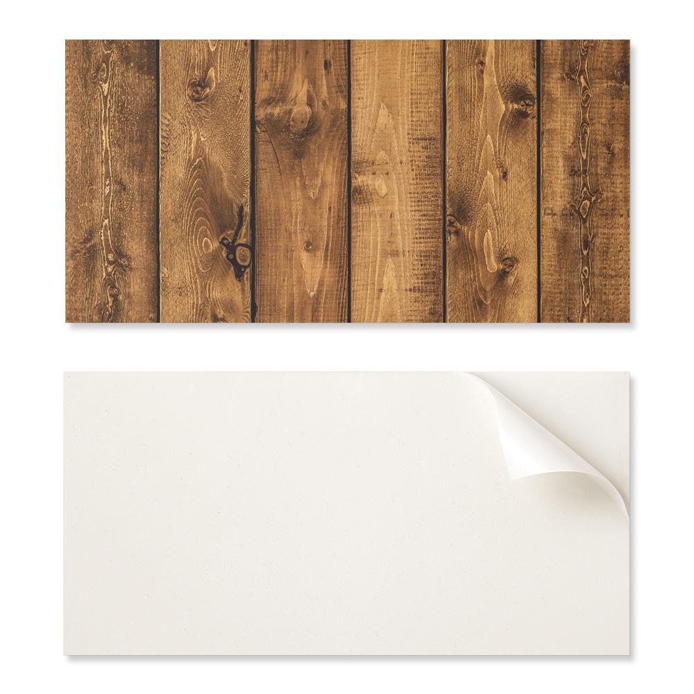 Panel Ścienny Winylowy Do Dekoracji Nowoczesnych Wnętrz 120X60 Cm Tekstura Drewnianych Desek