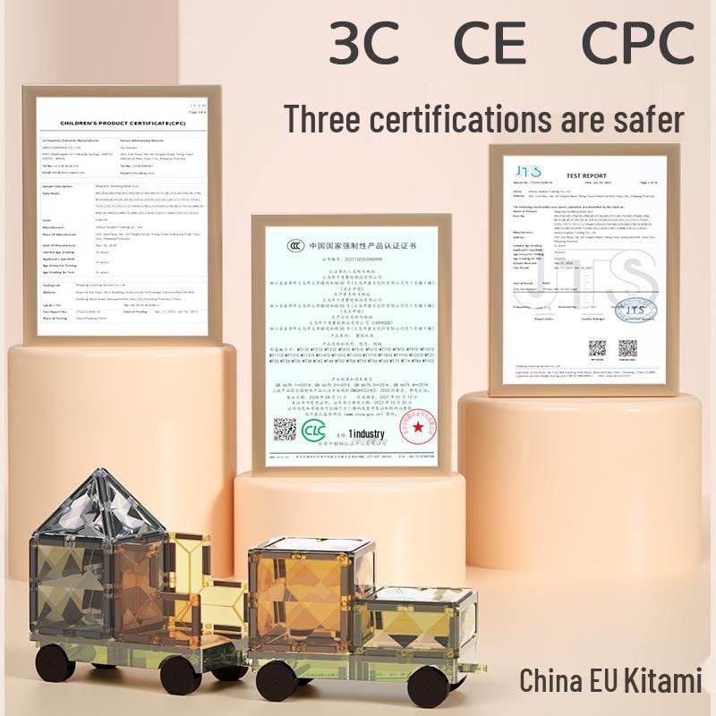 Магнитные плитки для окон «Изумруд»: Образовательные строительные блоки для детей