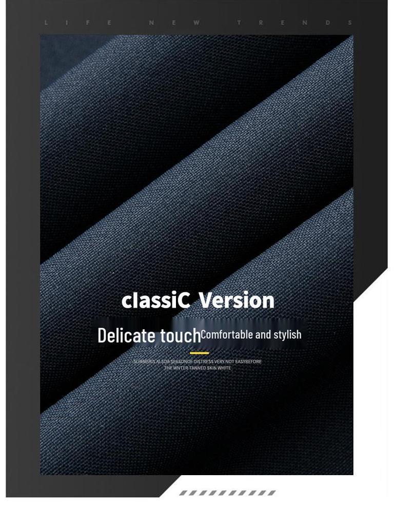 Мужская однотонная куртка на молнии с воротником-стойкой - Business Casual для среднего и пожилого возраста