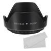 PATIKIL 49mm Camera Lens Hood Flower Lens Hood Protector with Cleaning Cloth Blocks Excess Sunlight To Reduce Lens Flare and Glare To Improve Your