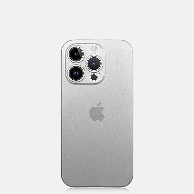 Ультратонкий матовый чехол на заднюю панель толщиной 0,3 мм для iPhone 14 Plus 13 Mini Pro Max, прозрачный жесткий мягкий корпус из полипропилена для Apple 13P 14P Coque