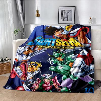 3D Ретро Saint Seiya одеяло с героями мультфильмов, мягкое одеяло для дома, спальни, кровати, дивана, пикника, путешествия, офиса, одеяло, детское одеяло
