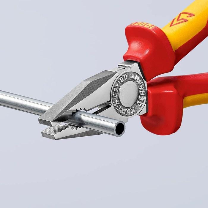 KNIPEX 1000V Insulated Combination Pliers 180mm 0306-180