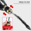 Large Head Pop-up Quick Release Self-locking Hexagonal Handle Extension Rod Electric Drill Driver Conversion Screwdriver Tool