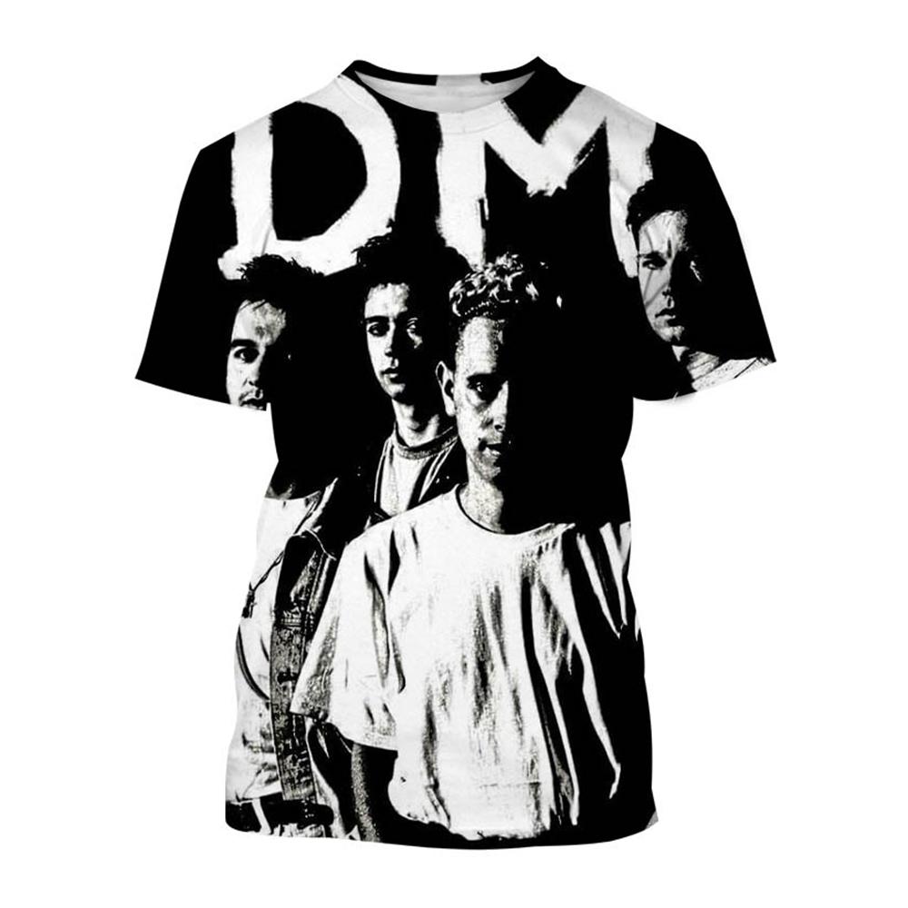 Летняя футболка Depeche Mode Play Angel 3D-принт повседневный хип-хоп уличный стиль забавная классная с коротким рукавом