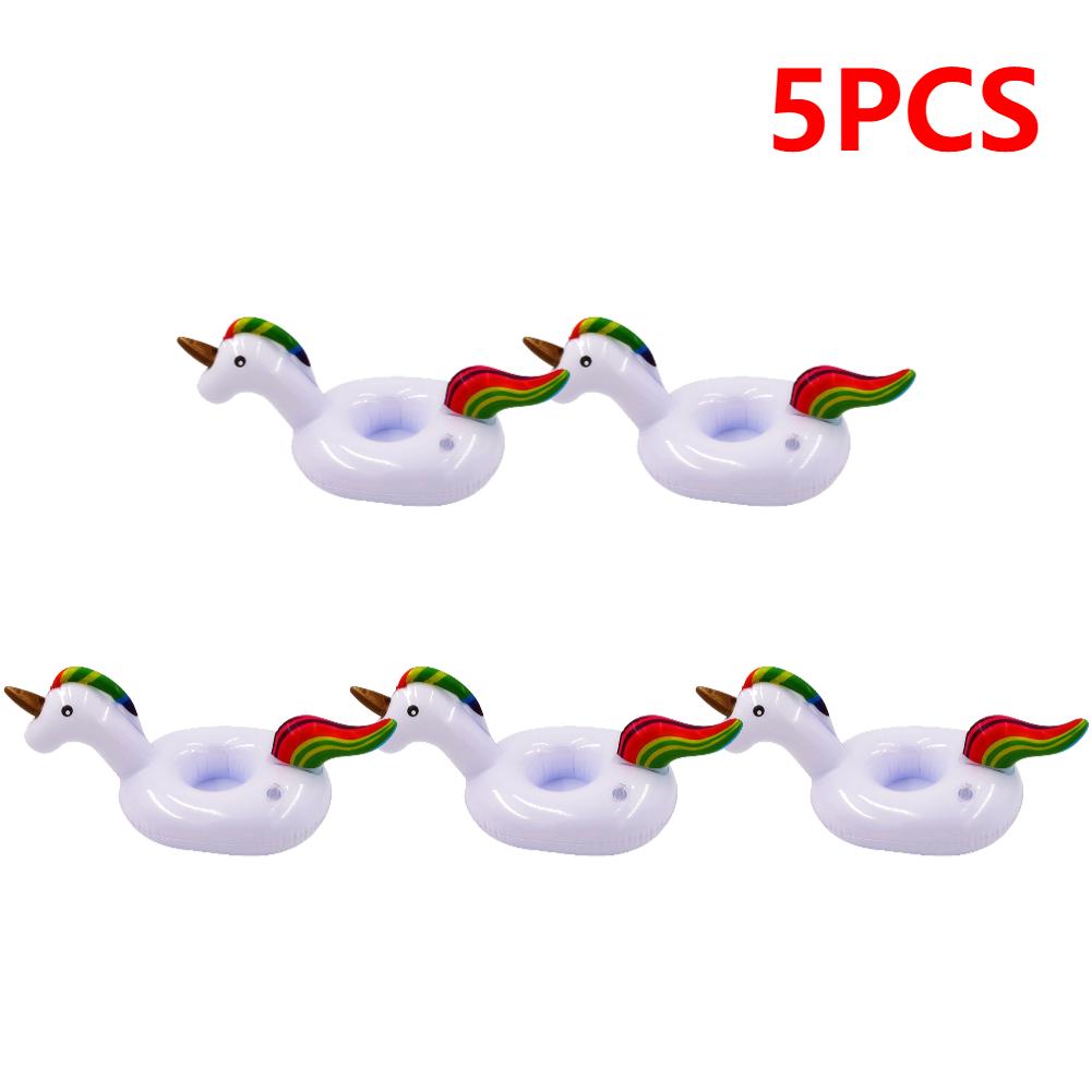 Надувной держатель для стакана, плавающий, надувной, кокосовая пальма, подставки для напитков, фламинго, единорог, плавательный бассейн, держатель для напитков, поплавок