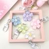 Sakura Flower Jelly Keychain - Cute Pendant for Bags, Gifts for Girls & Best Friends