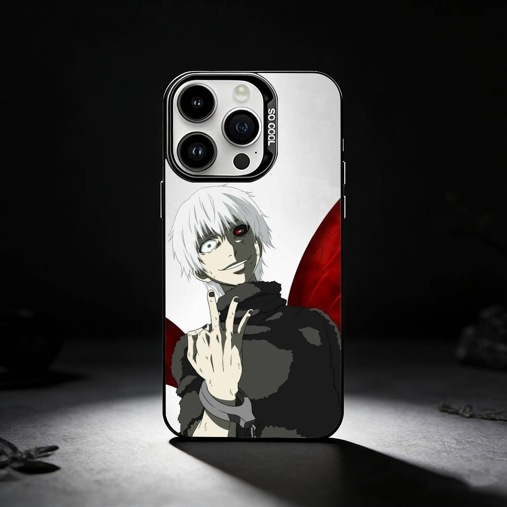 Чехол для телефона Tokyo Ghoul для iPhone 17,16,15,14,13,12,11 Plus,Pro Max,XS,Цветной серебристый чехол для телефона