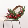 Home Front Door Decoration Wreath Christmas Creative Pine Cone Wreath Wall Hanging Wreath