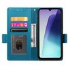 DF-010 Чехол-подставка для Xiaomi Poco C75 4G/Redmi 14R 5G/14C 4G Кожаный кошелек Чехол для телефона