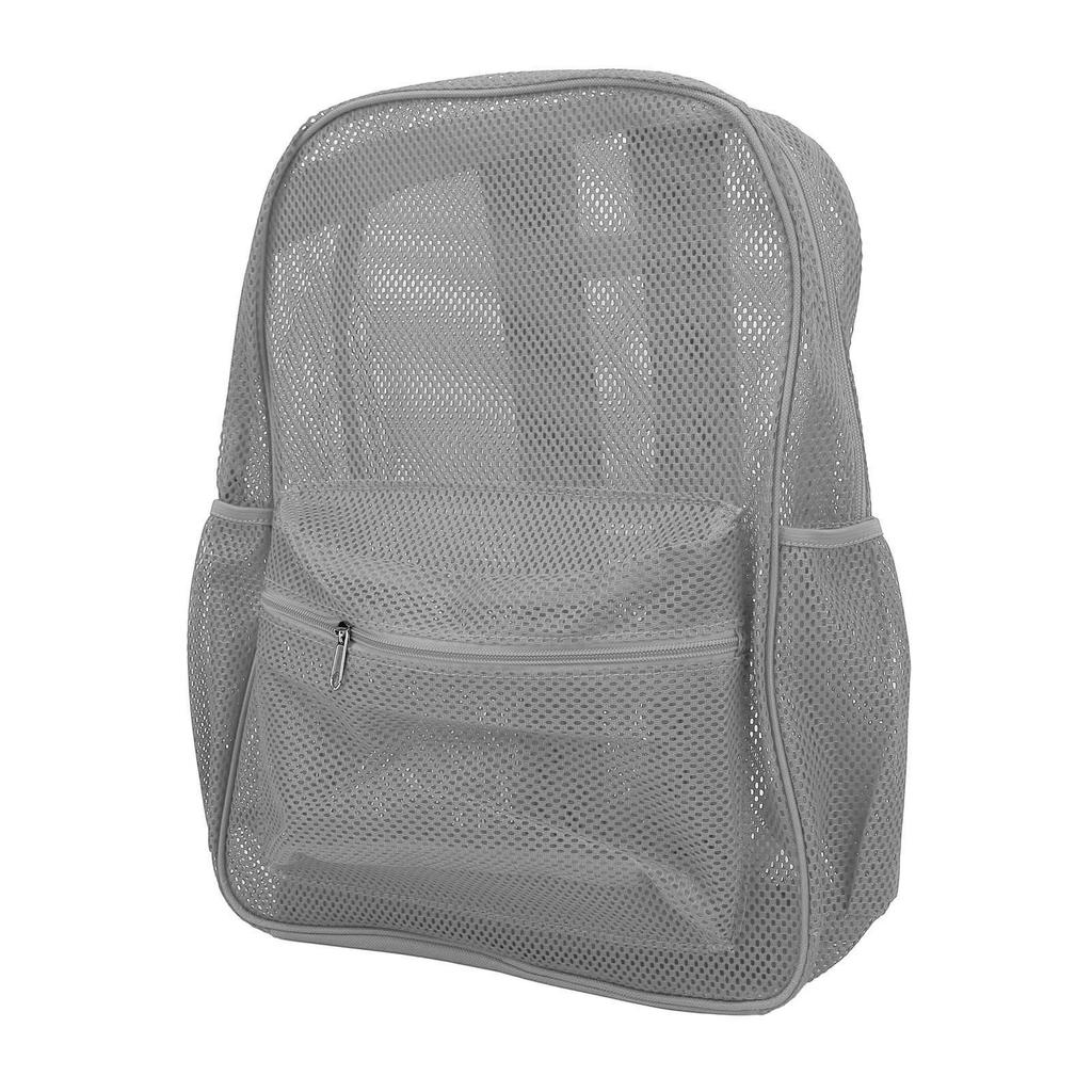 Сетчатый рюкзак, прочный, легкий, большой емкости, моющийся, прозрачный рюкзак для плавания