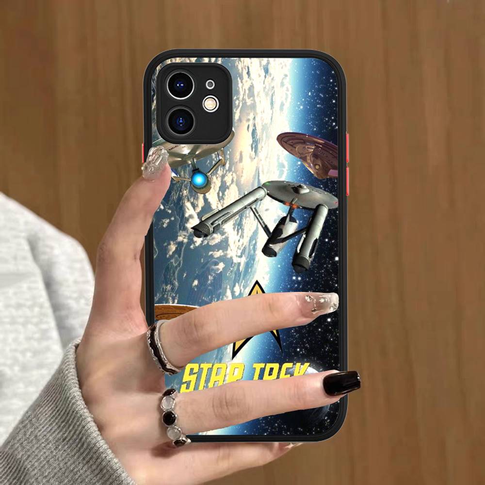 Classic Movie S-Star T-Trek For Silicone Matte Phone Case For IPhone 16 Pro Max 15 14 13 12 11 X XS MAX