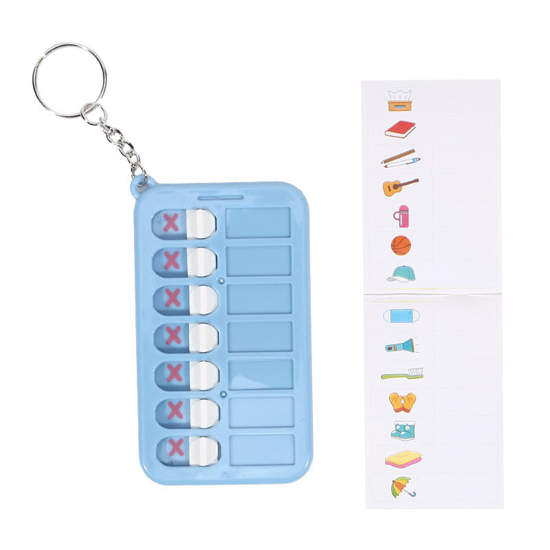 Portable Daily Plan Board Home Chore Chart Keychain Daily Schedule Keyring Chore Chart Key Chain Planner To Do List Chart Board