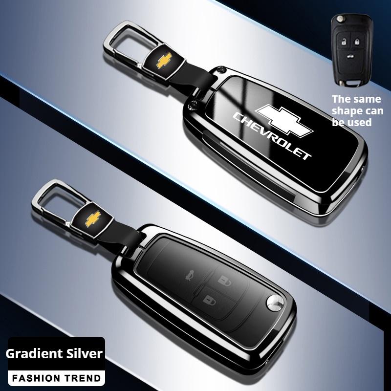 BODCA1 Zinc Alloy Car Key Case Cover Fit For Chevrolet Trailblazer Blazer Chevy Malibu Camaro Cruze Traverse Sonic Volt Car Accessories