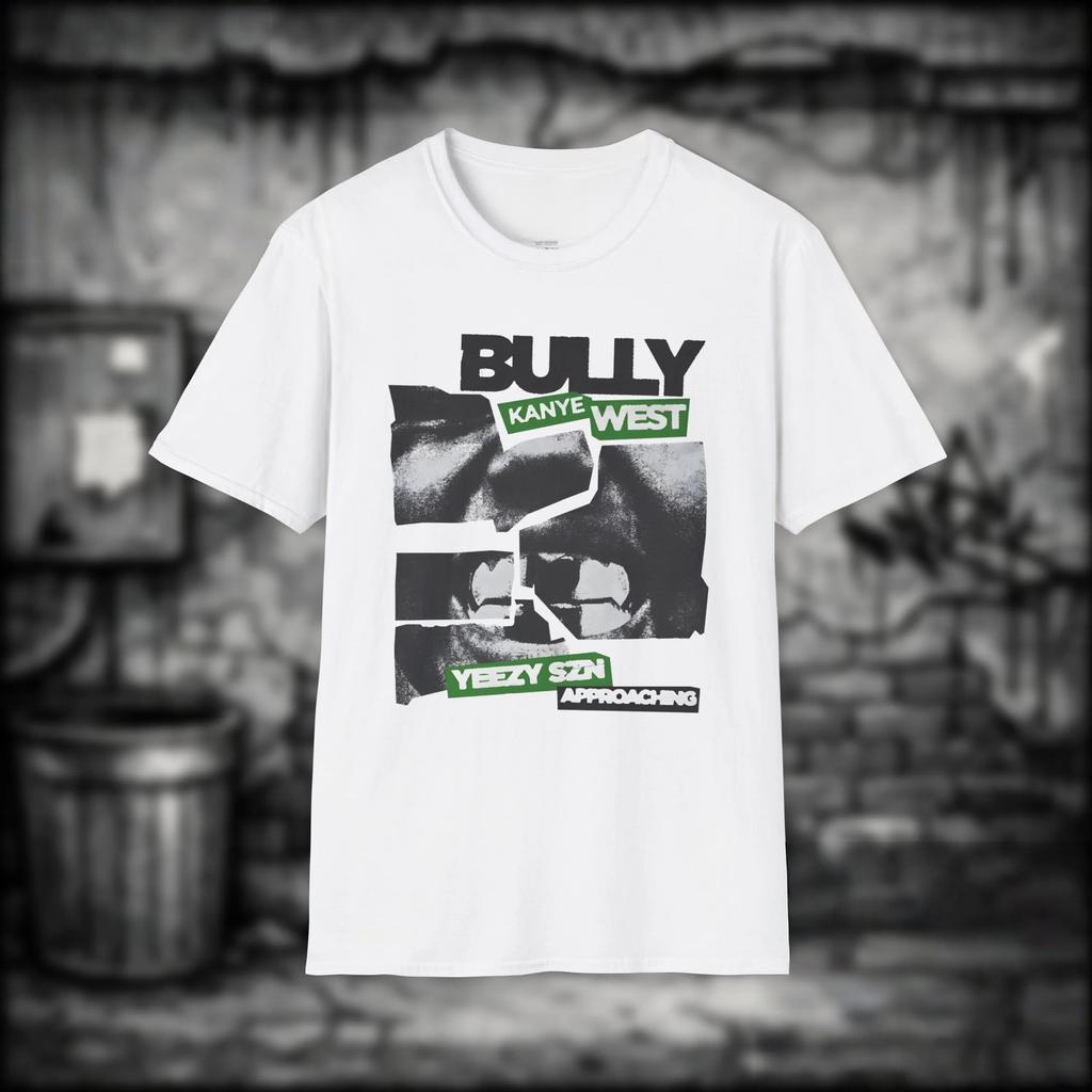 YE 2026 Новый альбом Bully Канье Уэст графический Унисекс футболка Унисекс круглый вырез Хлопок Короткий рукав Y2k Оверсайз Мода Популярная футболка
