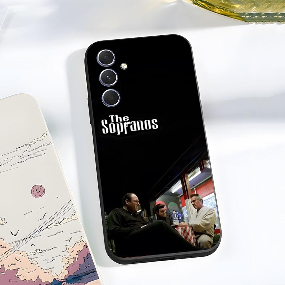 Чехол для телефона T-The S-Sopranos для Samsung A56 A36 A26 A16 A15 A25 A35 A55 A14 A34 A24 A54 Черный Мягкий