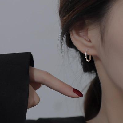 Минималистичные японские и корейские каффы для ушей: Изысканные маленькие серьги-кольца в уникальном холодном стиле