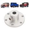 Flange Shaft Coupling 10mm Aluminum Stable Connection Hub Mounting Shaft Coupling for 14041 Wheels