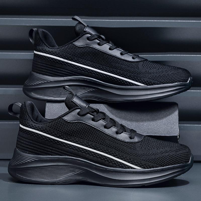 Новые мужские кроссовки для бега Breath Classic Outdoor Sneakers Light Comfort Mesh Shoes со шнуровкой и плоской подошвой Casual Shoes Large Size 39-50