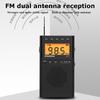 Мини-портативное FM AM радио, высокая чувствительность, маленькие карманные радиоприемники, встроенный ЖК-дисплей, разъем для наушников 3,5 мм, автоматический поиск, DSP радио