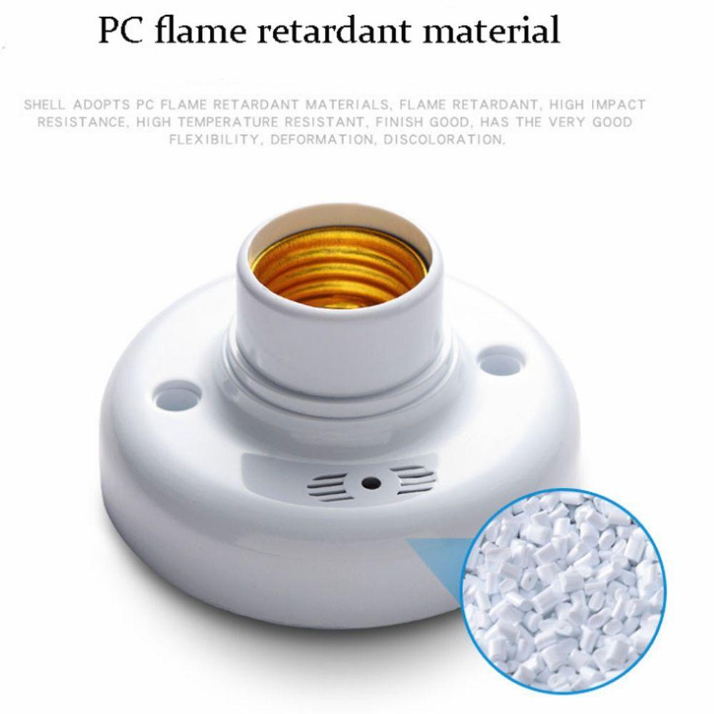 Smart Auto On Off AC220V Sound Voice Control Switch 45s Delay E27 Lamp Base LED Bulb Holder