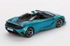 MINI GT Scale McLaren 750S Belize Blue Finished Product 1/64 (Left-Hand Drive)