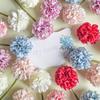 Xurmo Gortenziyasi Simulyatsiya Guli Kichik Gortenziya Simulyatsiya Buketi Dandelion Guli Sun'iy Gul Ichki Dekor Uy Dekori Gul