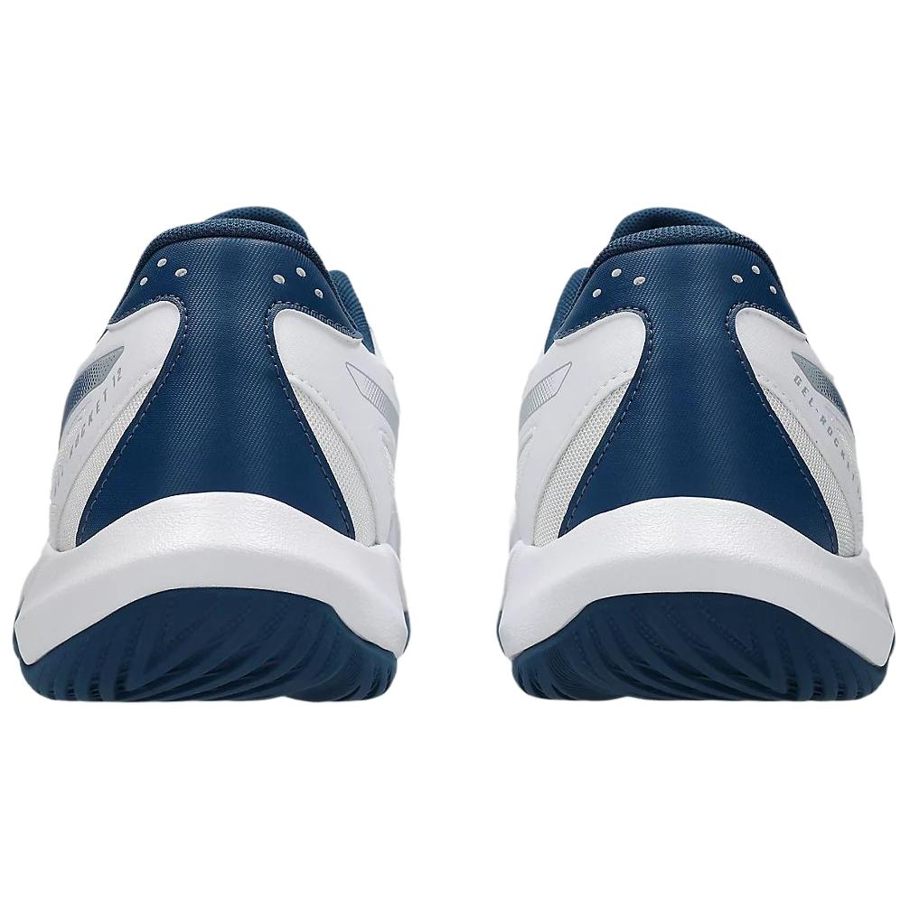 Asics Кроссовки Gel Rocket 12 Белые Лазурно-синие Мужские 1071A116-100